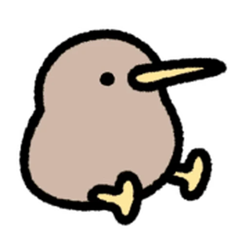 ⭐ Стикер «cute kiwi» для Telegram