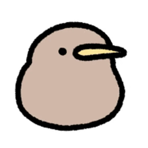 ⭐ Стикер «cute kiwi» для Telegram