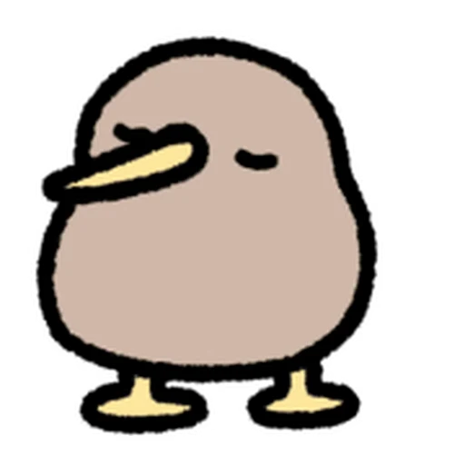 ⭐ Стикер «cute kiwi» для Telegram