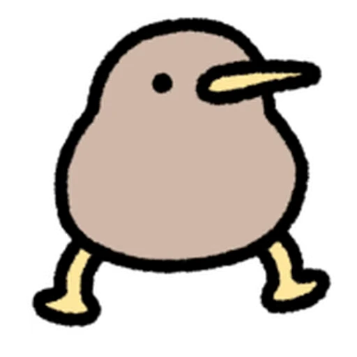 ⭐ Стикер «cute kiwi» для Telegram