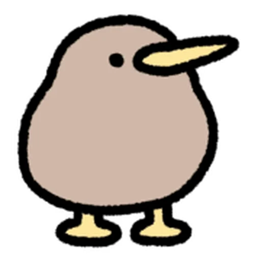 ⭐ Стикер «cute kiwi» для Telegram