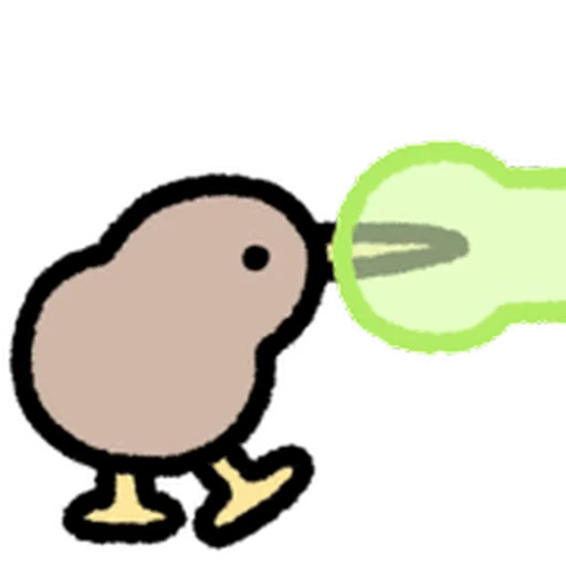 ⭐ Стикер «cute kiwi» для Telegram