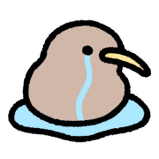 ⭐ Стикер «cute kiwi» для Telegram