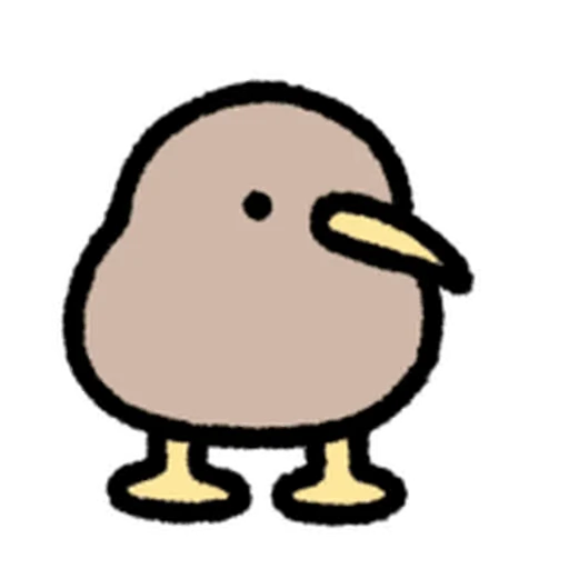 ⭐ Стикер «cute kiwi» для Telegram