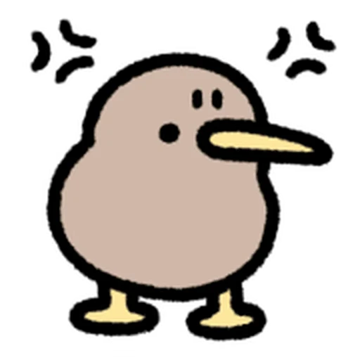⭐ Стикер «cute kiwi» для Telegram