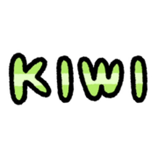 ⭐ Стикер «cute kiwi» для Telegram
