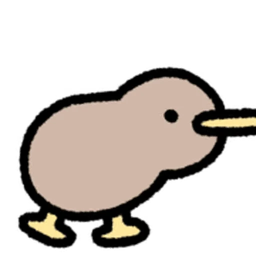 ⭐ Стикер «cute kiwi» для Telegram