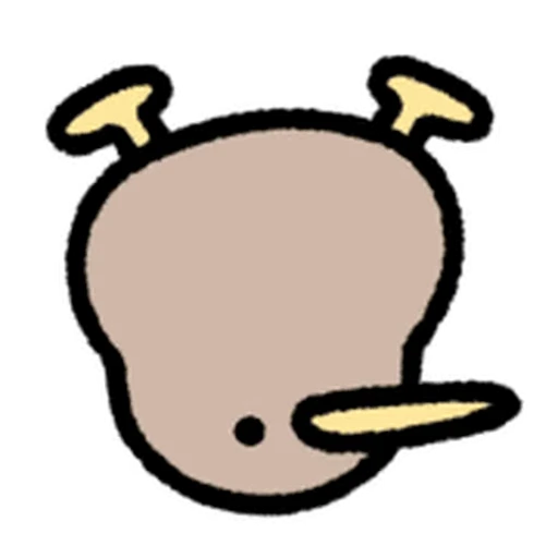 ⭐ Стикер «cute kiwi» для Telegram