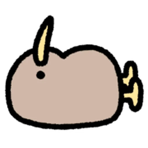 ⭐ Стикер «cute kiwi» для Telegram