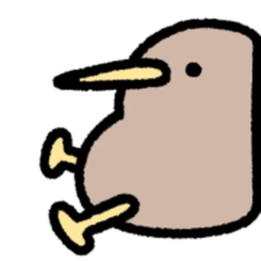 ⭐ Стикер «cute kiwi» для Telegram