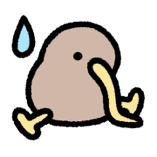 ⭐ Стикер «cute kiwi» для Telegram