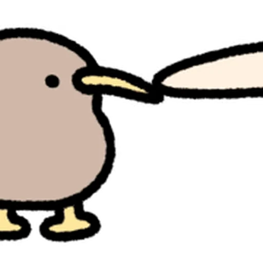 ⭐ Стикер «cute kiwi» для Telegram