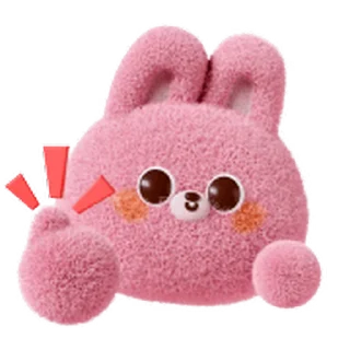 Стикер 3 Bunnys Daily Life