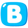 ⭐ Эмодзи «Английские буквы бабблы» для Telegram
