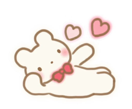 🎀 Стикер «зайка пинки» для Telegram