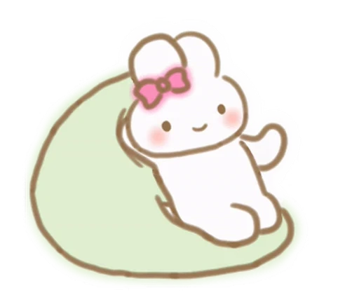 🎀 Стикер «зайка пинки» для Telegram