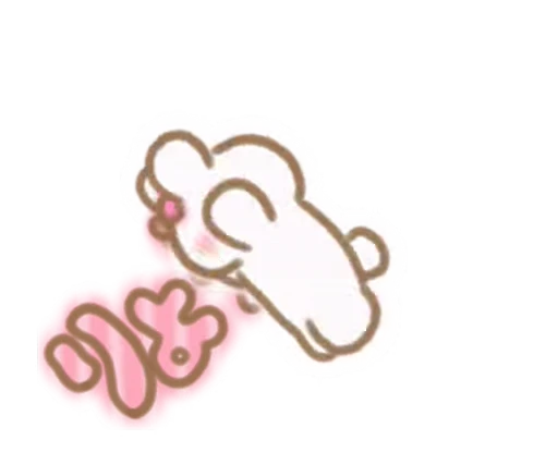 🎀 Стикер «зайка пинки» для Telegram