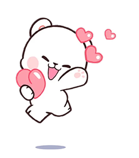 💕 Стикер «૮꒰ ｡っ -｡꒱ఎ ⃝ ⊹ ◜» для Telegram