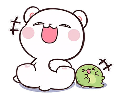 💕 Стикер «૮꒰ ｡っ -｡꒱ఎ ⃝ ⊹ ◜» для Telegram