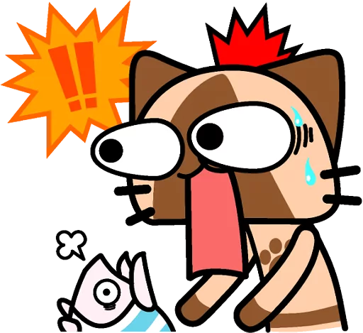 😱 Стикер «AIROU» для Telegram
