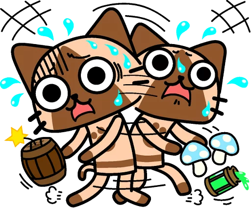 😫 Стикер «AIROU» для Telegram