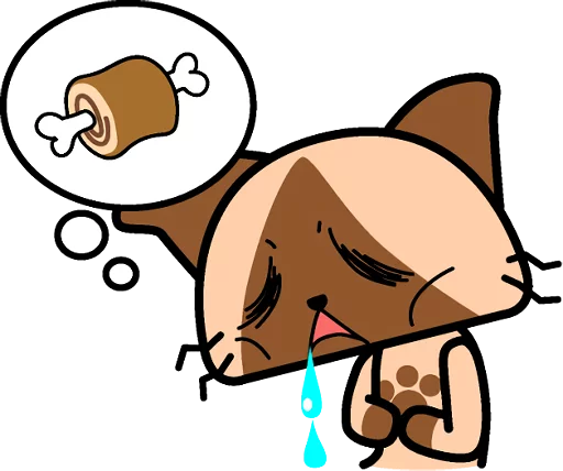 🤤 Стикер «AIROU» для Telegram
