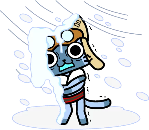 ❄️ Стикер «AIROU» для Telegram