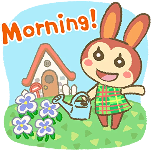 ☀️ Стикер «Animal Crossing 15th Anniversary Sticker» для Telegram