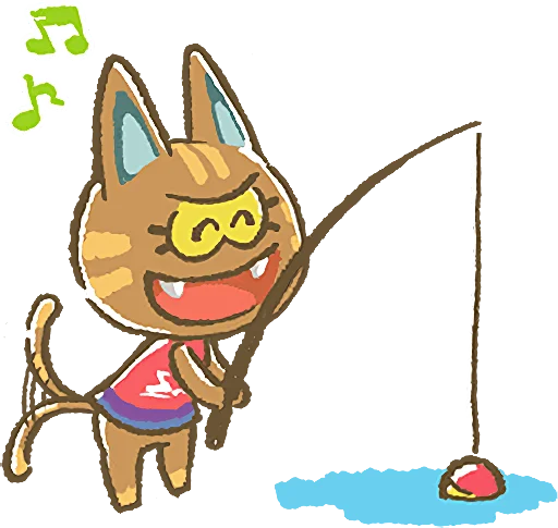 ☺️ Стикер «Animal Crossing 15th Anniversary Sticker» для Telegram