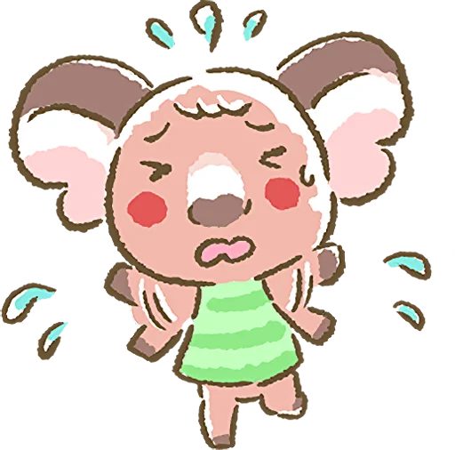 😰 Стикер «Animal Crossing 15th Anniversary Sticker» для Telegram