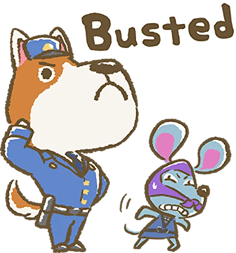 👮‍♂️ Стикер «Animal Crossing 15th Anniversary Sticker» для Telegram
