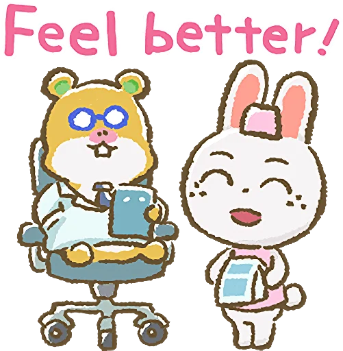 🥼 Стикер «Animal Crossing 15th Anniversary Sticker» для Telegram