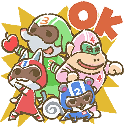 👌 Стикер «Animal Crossing 15th Anniversary Sticker» для Telegram