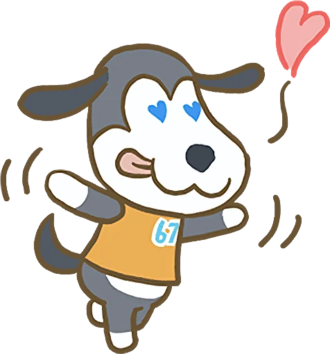 😍 Стикер «Animal Crossing 15th Anniversary Sticker» для Telegram