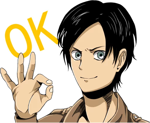 Стикерпак Attack on Titan для Telegram
