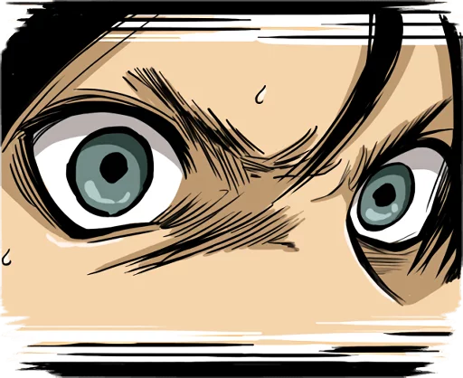 👁️ Стикер «Attack on Titan» для Telegram