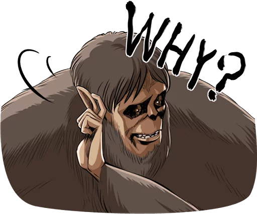 🤔 Стикер «Attack on Titan» для Telegram
