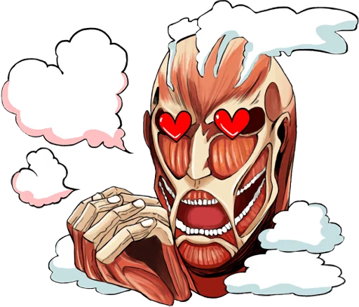 😍 Стикер «Attack on Titan» для Telegram