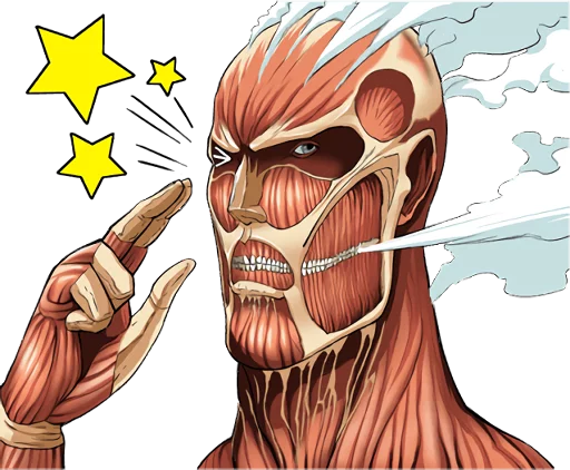 😉 Стикер «Attack on Titan» для Telegram
