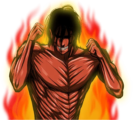 😡 Стикер «Attack on Titan» для Telegram