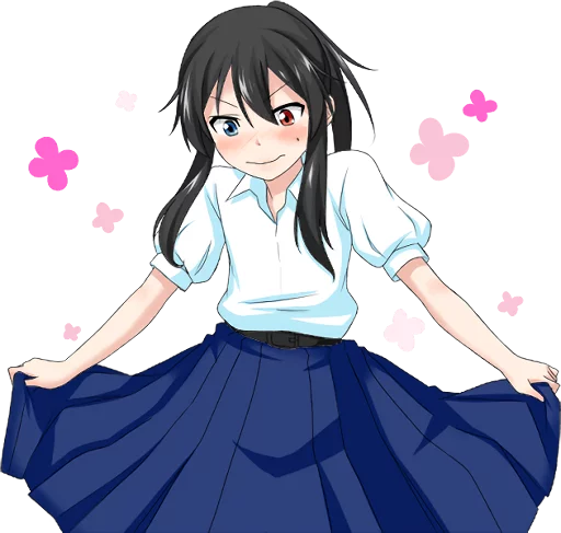 Стикерпак Bellezza Felutia in school uniform для Telegram