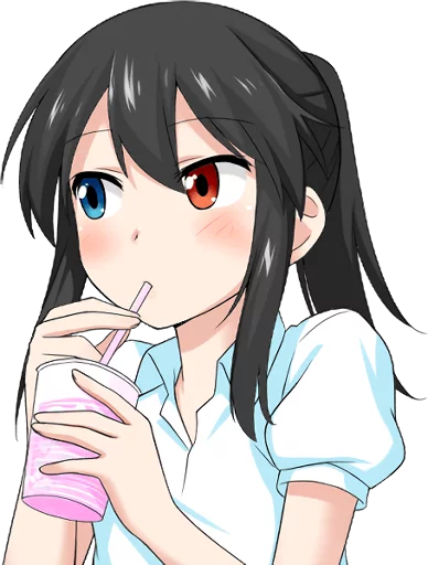 ☕ Стикер «Bellezza Felutia in school uniform» для Telegram