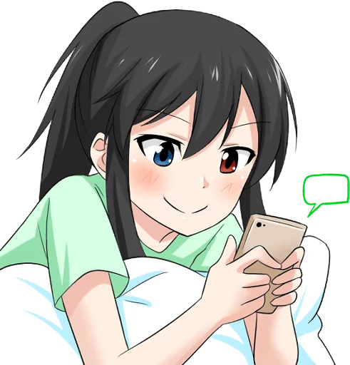 📱 Стикер «Bellezza Felutia in school uniform» для Telegram