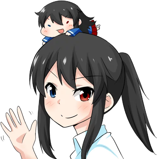 👋 Стикер «Bellezza Felutia in school uniform» для Telegram