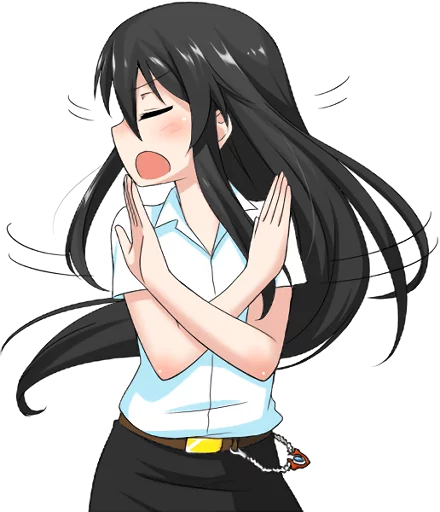 ❌ Стикер «Bellezza Felutia in school uniform» для Telegram