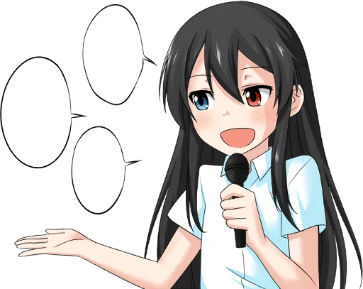 🗣 Стикер «Bellezza Felutia in school uniform» для Telegram