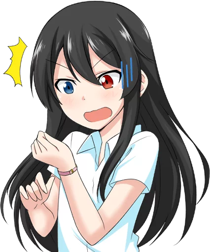 ⏱ Стикер «Bellezza Felutia in school uniform» для Telegram