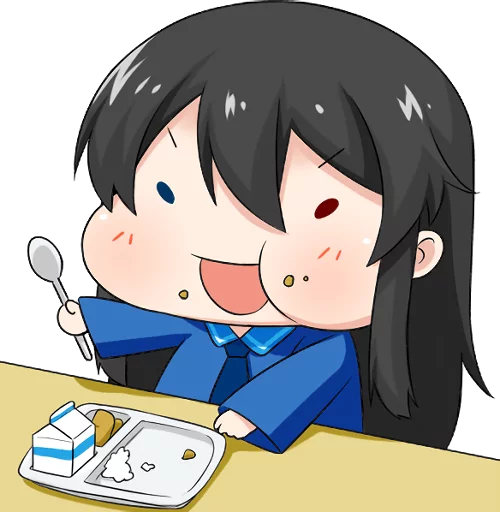 🍴 Стикер «Bellezza Felutia in school uniform» для Telegram