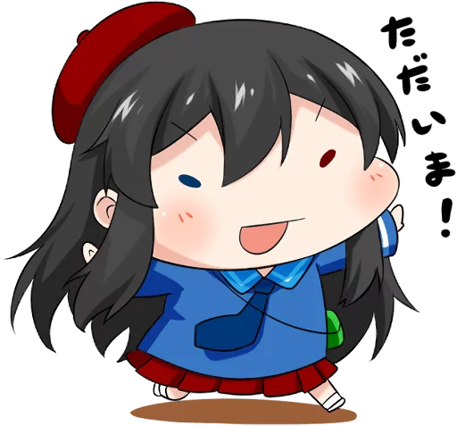 🙌 Стикер «Bellezza Felutia in school uniform» для Telegram