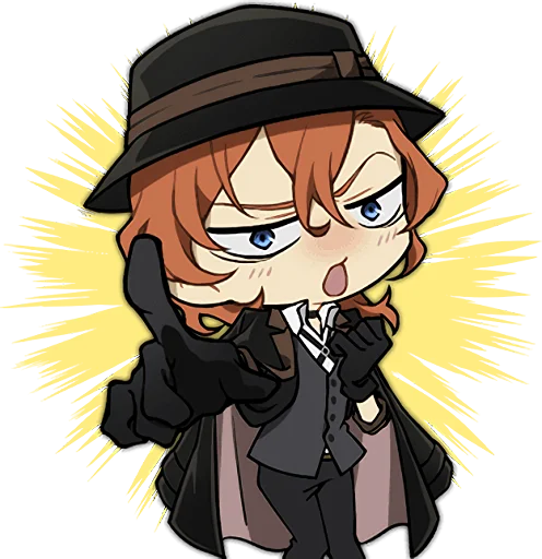 👉 Стикер «Bungo Stray Dogs Mayoi Inu Kaikitan» для Telegram